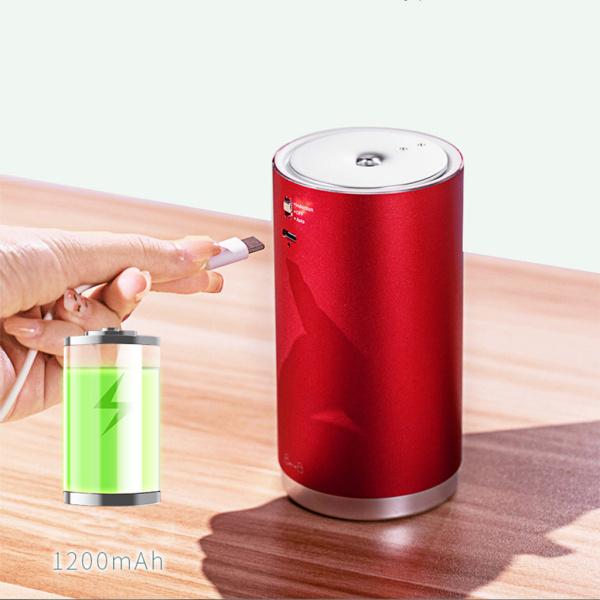 200MLUナノアルコール噴霧器消毒サイレント滅菌ポータブルレッド