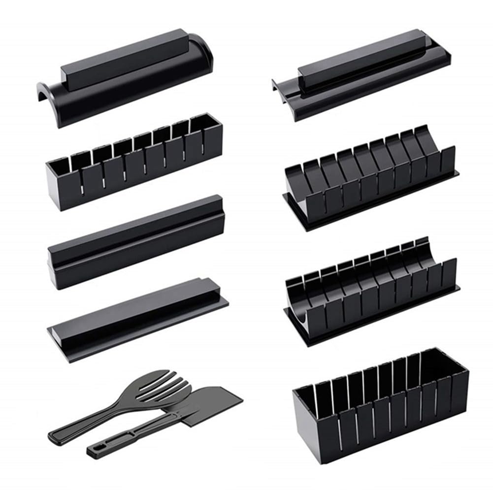 キッチン用品 おにぎり型 黒おにぎり型 寿司 DIY 10点セット キッチン用品 寿司セット 寿司モデル