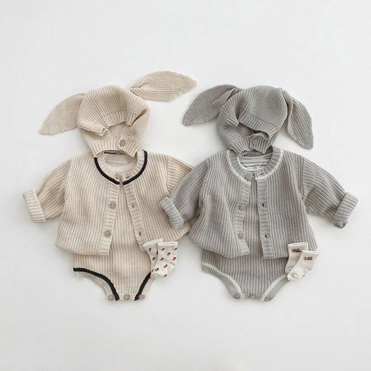 【編み物仕掛ける】ベビー服 冬 秋 ジレー 上っ張り 編み物 ベビー服 分かりやすい 今めかしい