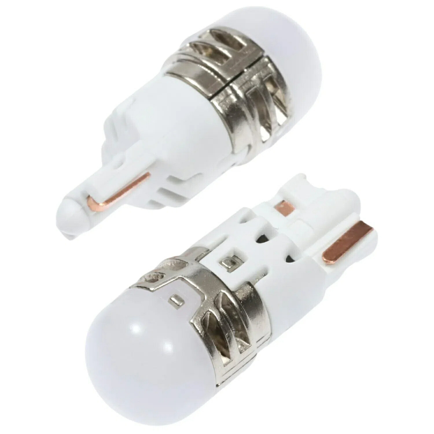 トラック野郎御用達 竹村商会 ルーセントバルブ led ポジションランプ ホワイト 24v t10 12v ポジション球 スモール 無極性 左右セット(T10)