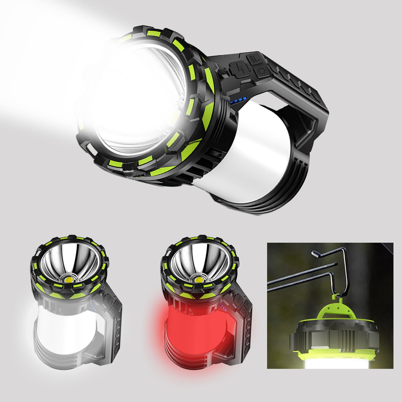 T 強力 懐中 電灯 ledライト flashlight 懐中電灯 小型 電灯 led 懐中電灯 充電式 6000mAh 最大60時間連続点灯 超高輝度 懐中電灯 デスクライト led 強力 懐中電灯 強力 軍用 最強 ライト 小型 防災ライト 作業灯 停電 地震 対策 非常灯 T 防水 船舶用 非常灯