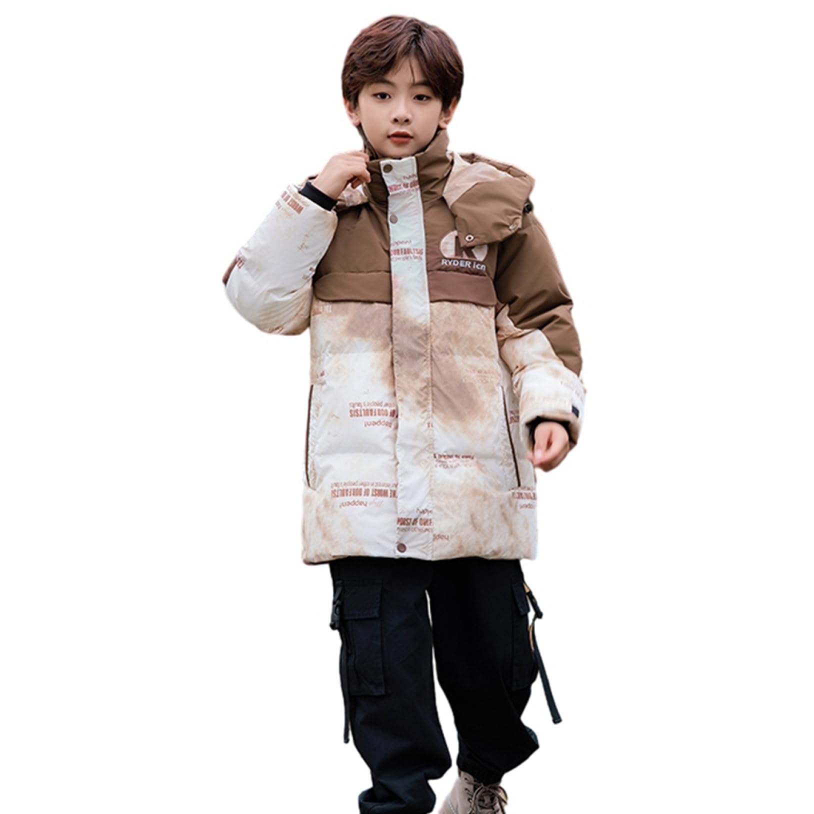子供ダウンジャケット ダウンコート 秋冬 ボーイズ ガールズ 上着 ダウン85% 軽い おしゃれ 子供服 花柄 防寒防風 保温 カジュアル ジップアップ 普段着 通学 通園 雪遊び お出かけ アウター アウトドア 新年お明け 贈物