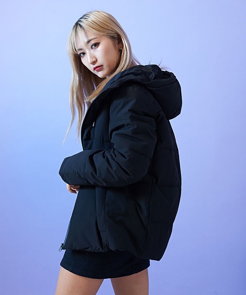 綿の服です落ちこむ 「vicci/ヴィッチ」ボンネット付き添い人防風産業伸ばすこと中綿上衣 メンズ レディース