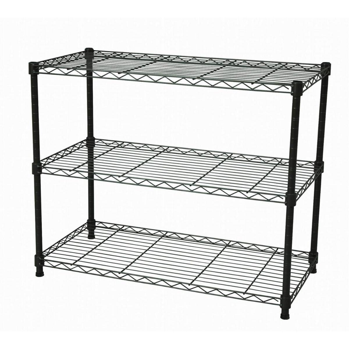 エイ・アイ・エス AIS メタルラック 本体 ブラウン 75x35x61.8cm 19φ スチールラック ラック お客様組立