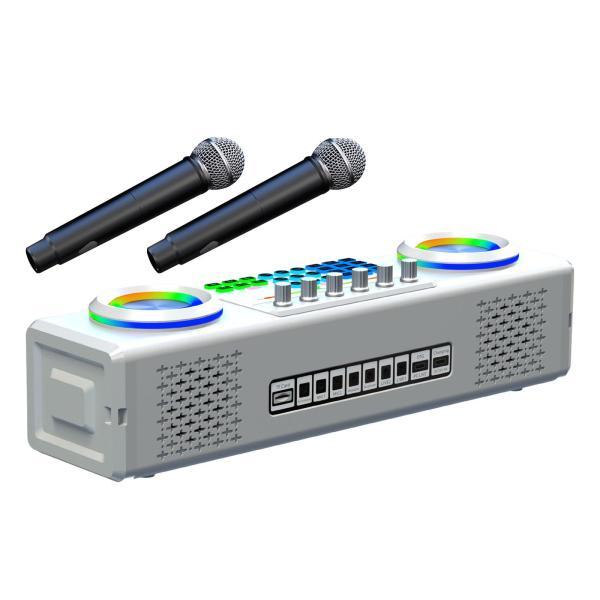 携帯型身寄り KTV 機関無線電話 Bluetooth 金棒引き多役立つことポッドキャストミキサー、オーディオインターフェイス付き添い人ホ