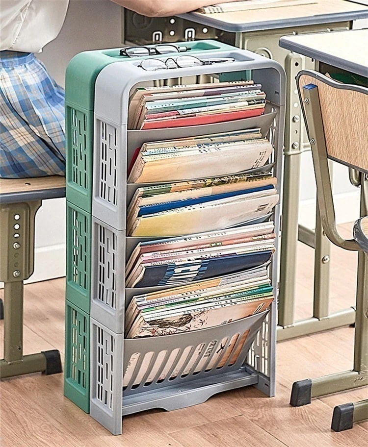 韓国ファッション デスクトップ 本棚 収納ラック 学生 デスクトップ収納 家庭用 ブックボックス572