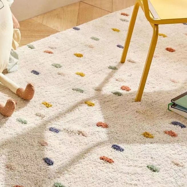 カーペット 水玉フロアマット シンプルラグ 寝室 カラフルドット ラグ 8,959円