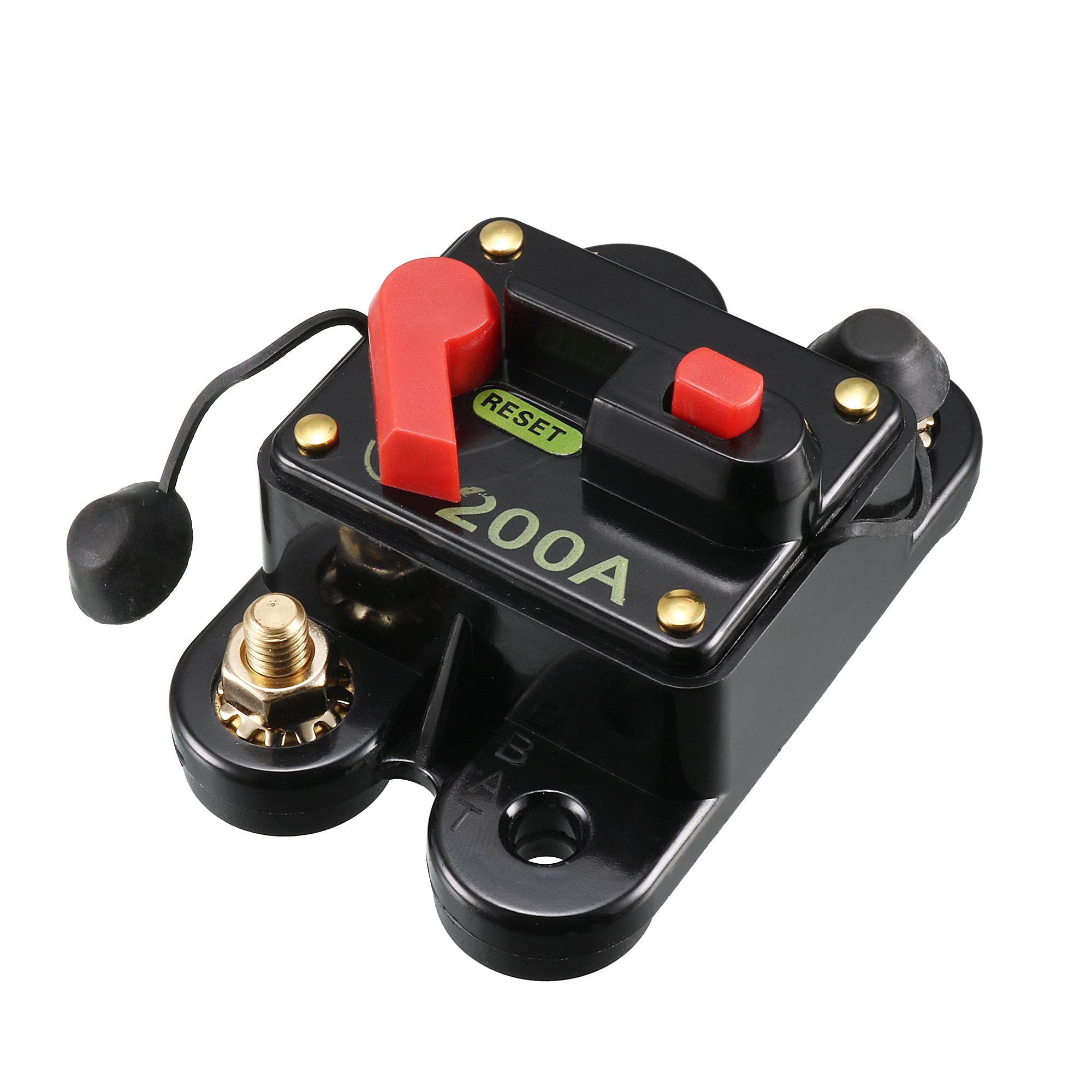 T サーキットブレーカ手動リセットスイッチ 表面実装 オートカー用 12V 200A