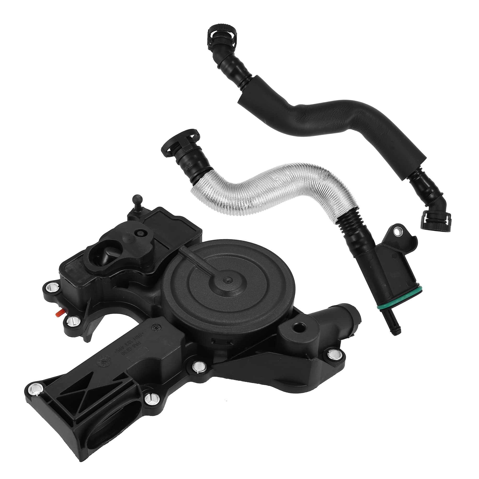 TPCVバルブエンジンクランクケースベントオイル分離器 ブリーザーホースキット 06H103495AH Audi用に対応 A3 A4 A5 Q5 TTに対応 VWに対応 Beetle CC EOS Jetta GTI Passat Tiguanに対応