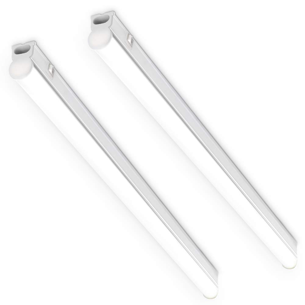 【取り替えっこ付手道具一体型LED螢光灯 40W形】長さ117糎 6000K昼光色 2200lm 使い果たすワット数20W 導線工事不必要 ACワット数吊りひも2m 繋ぎ合わせる吊りひも属する (6本仕掛ける)