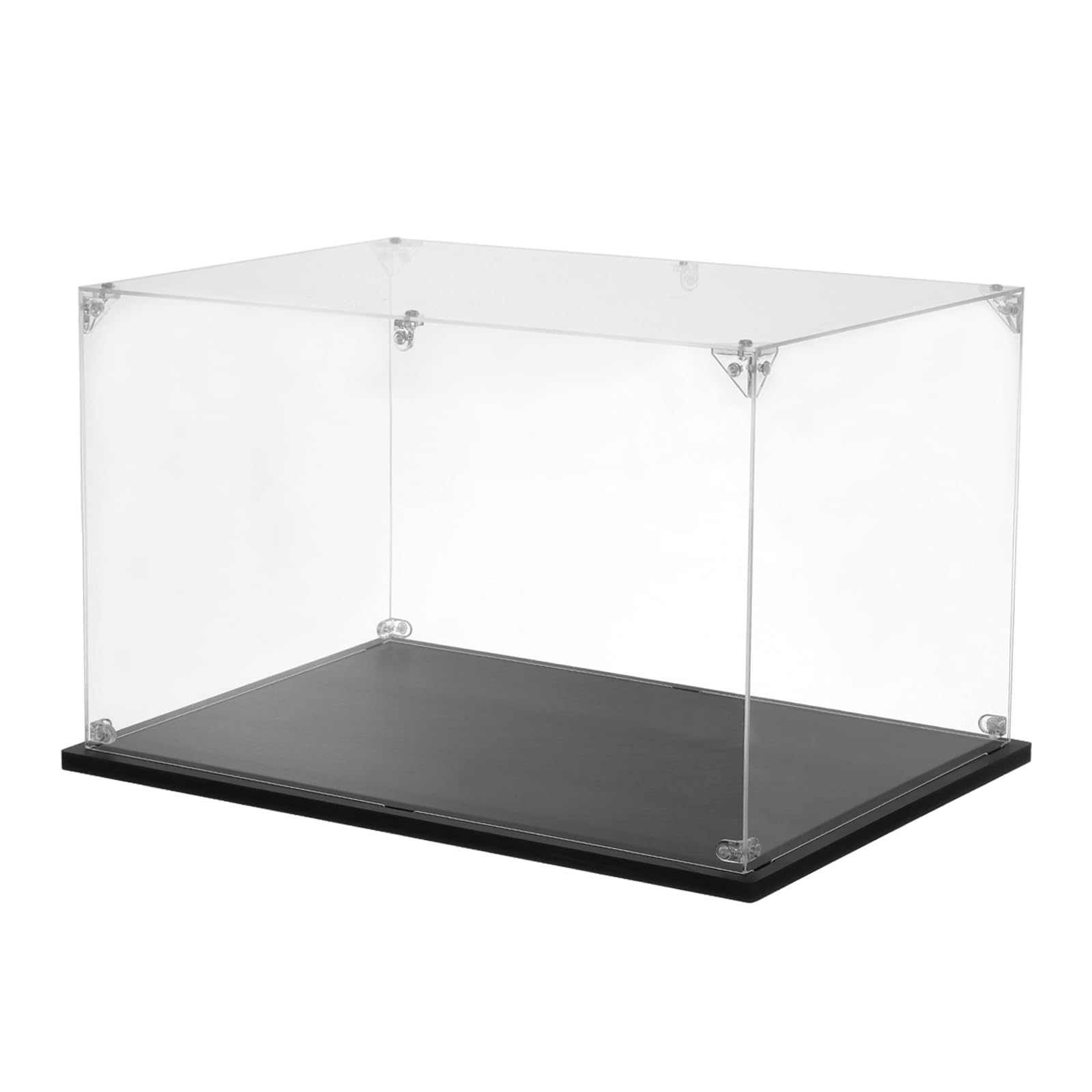 Tアクリルディスプレイケース 25x35x10cm クリアディスプレイボックス 組み立て式防塵ディスプレイボックス 収納オーガナイザー コレクターアクションフィギュア用|エムーエムショップ