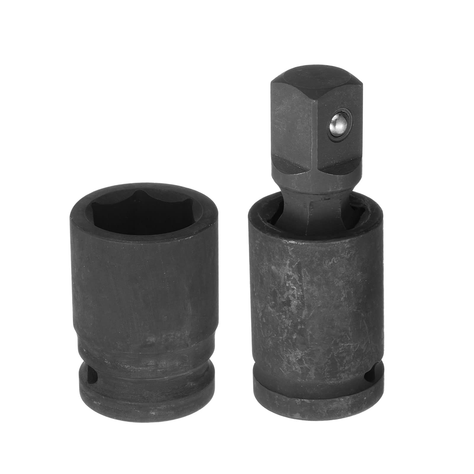 T 27mm インパクトシャローソケット インパクト用ソケット スナップオンツール 19mm ドライブ CR-MOスチール 360度回転 ユニバーサルジョイント スイベルソケットアダプター｜エムーエムショップ