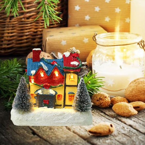 楽天市場】クリスマスハウス 3種セット LEDライト付き クリスマス