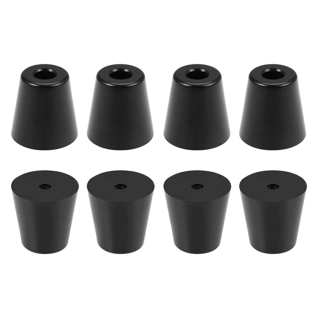 T ラバー家具パッド 脚滑り止めバンパー 40mm（D）x 40mm（H） 8個
