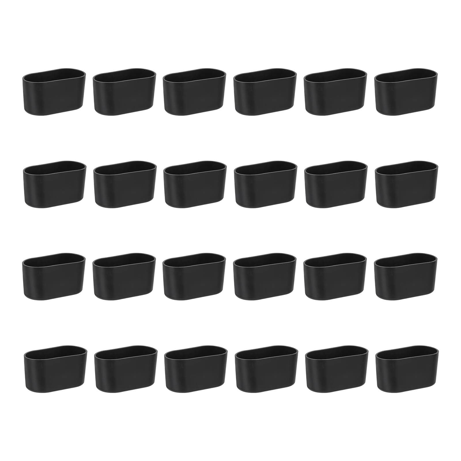 T 24個セットのチェアレッグキャップ 1-3/16\