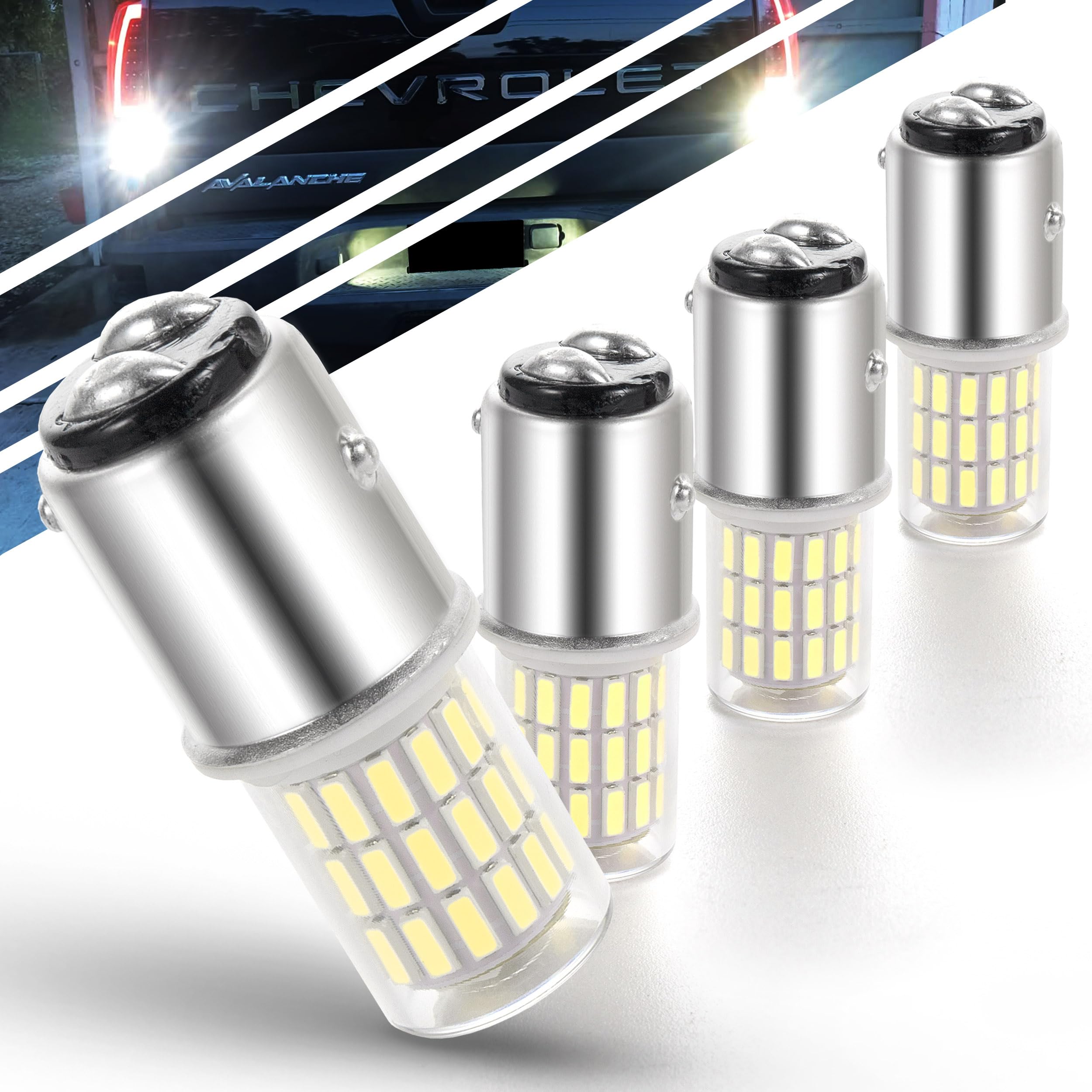 s25 led シングル ウインカー アンバー  バイク トラック 4014SMD 純正アンバー ウィンカー (4個入り アンバー)