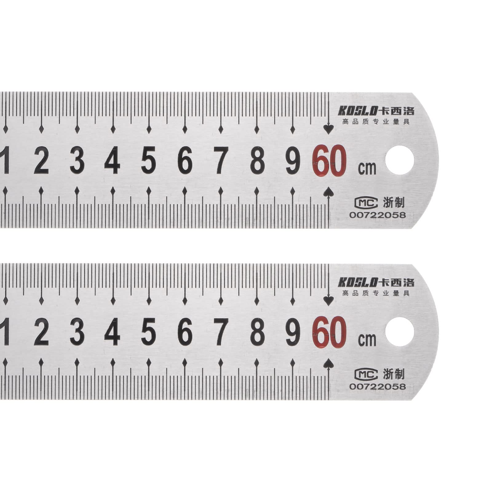 Tステンレス定規 メタル定規 1000x33x1.2mm メートルスケール 直定規測定ツール 1個｜エムーエムショップ