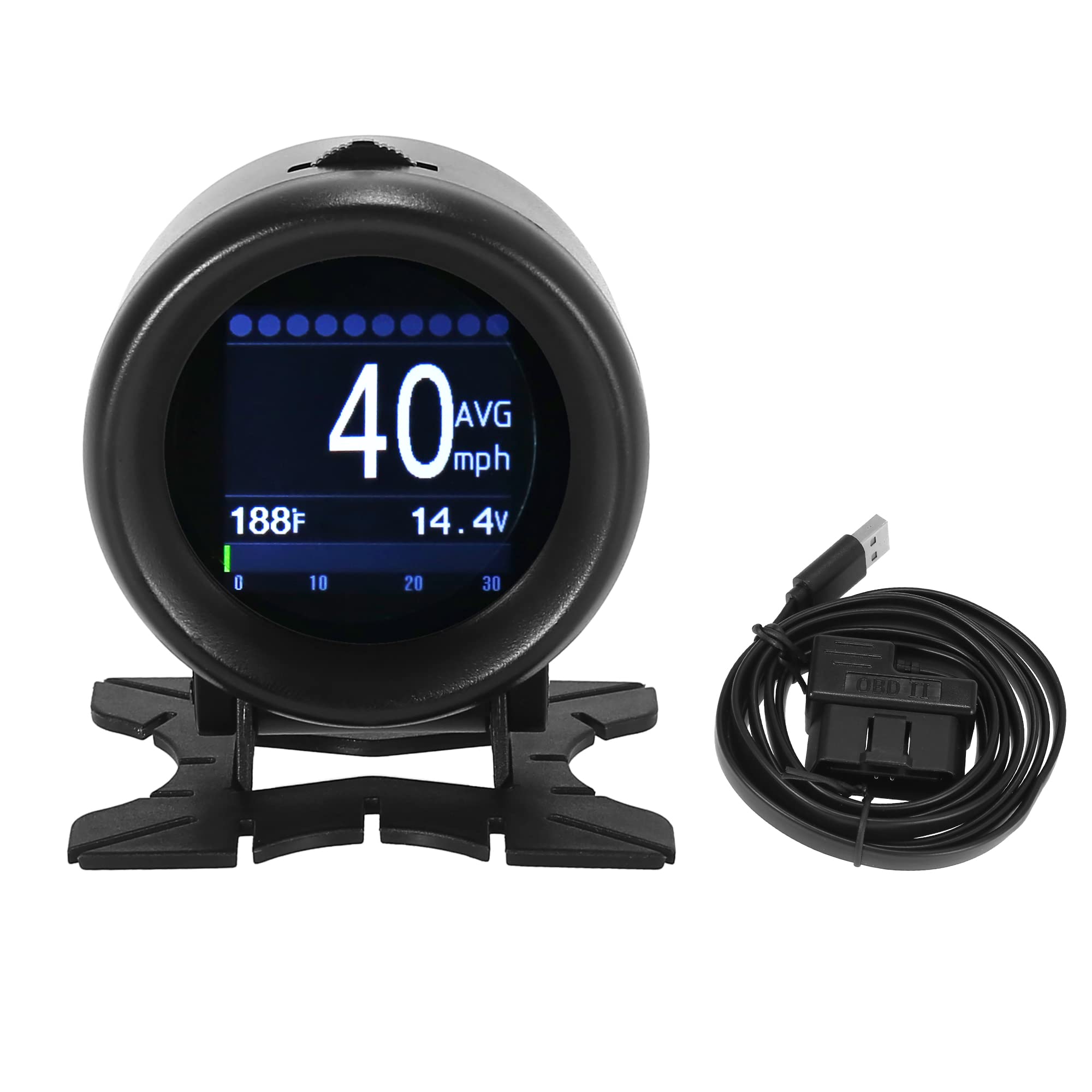 T 車X60 O BDII KMH MPHデジタルスピードメーター HUDマルチメーターターボブースト翦断応力計過迅速さ目ざまし時計 O BD2スキャナ ユニバーサル 12Vガソリンディ ーゼル用 日用品雑貨・文房具・手芸-その他