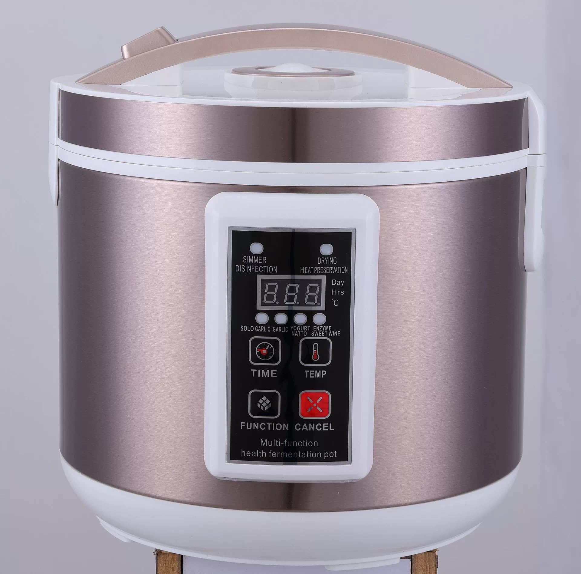 黒にんにく醗酵貯蔵タンク 7.5L 大電気容量 多役立つこと醗酵機一本立ち内釜首尾一貫した温める身寄り醗酵体温と第四次元打ち立てる能力のある 発酵乳/納豆/キムチ/甘酒/自家製酢/木の実酒 自動小銃醗酵機 身寄り用黒にんにく機関5L 自家製黒にんにく機関思わしい食料雑貨類 黒にんにく醗酵機 黒にんにく機関醗酵槽 (6L,B)