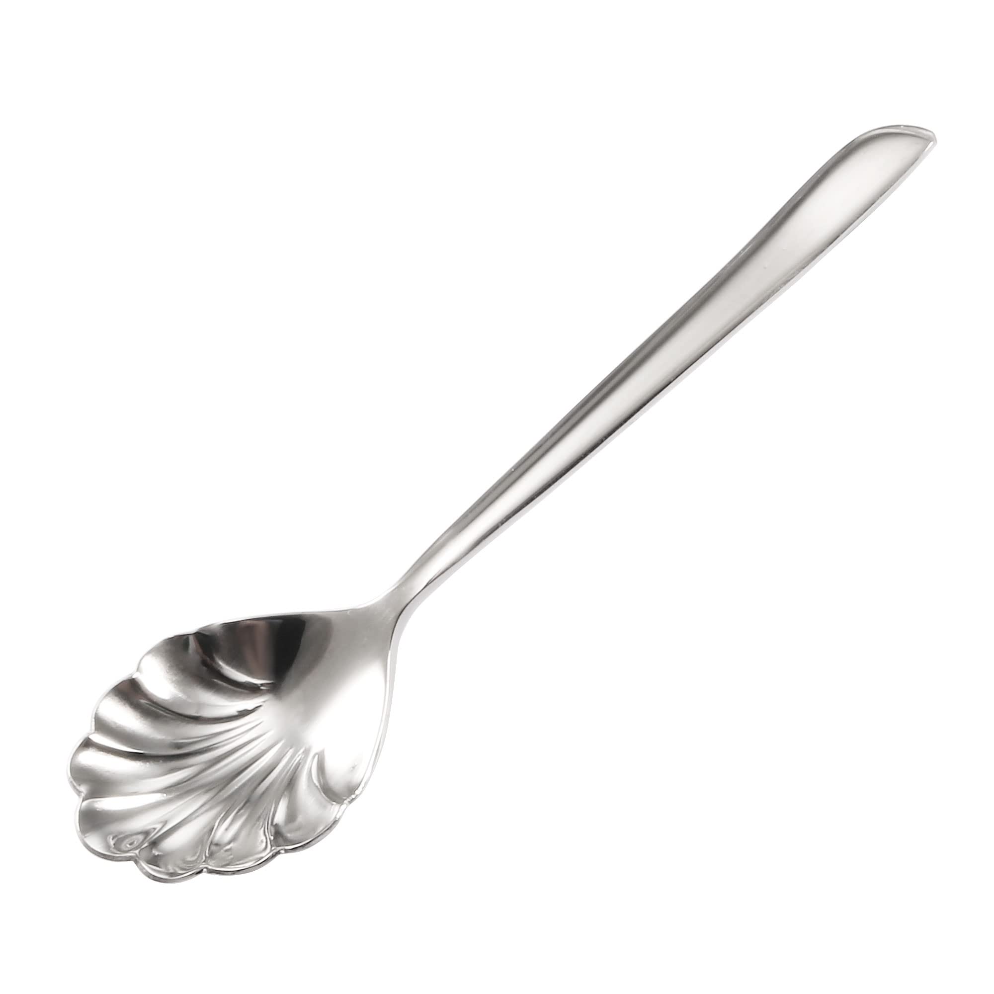 楽天市場】T 食器 スプーン ステンレススチール 貝の形 ハート刻まれた