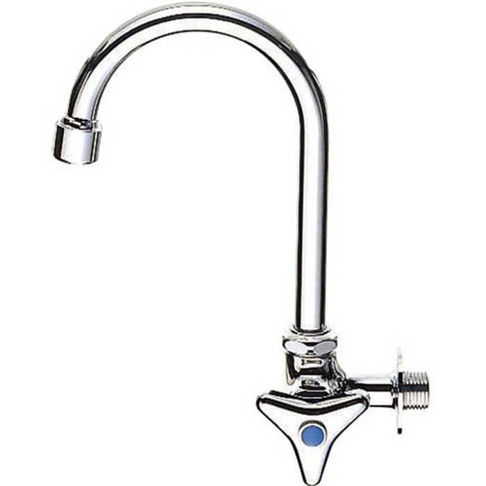 Ta 水の泡横形ツル首自在水栓