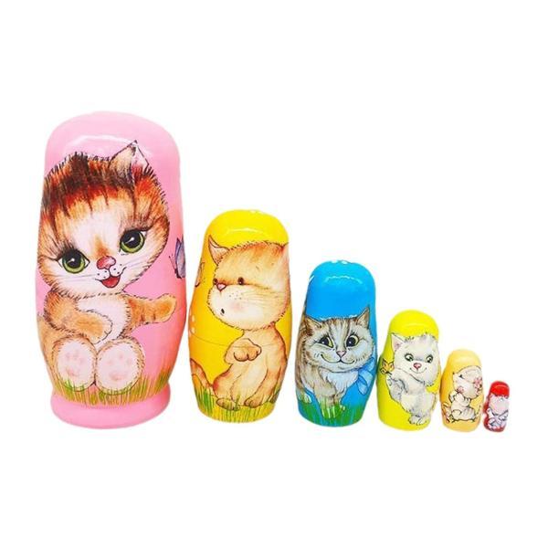 マトリョーシカ人形 ロシアの木製入れ子人形 コレクション用木製積み重ねおもちゃ 内閣府の子供用木製彫刻｜エムーエムショップ