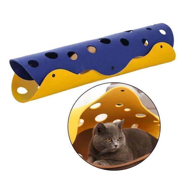 折り畳み式の猫のトンネルチューブインタラクティブハムスターウサギの子猫のおもちゃDIY|エムーエムショップ