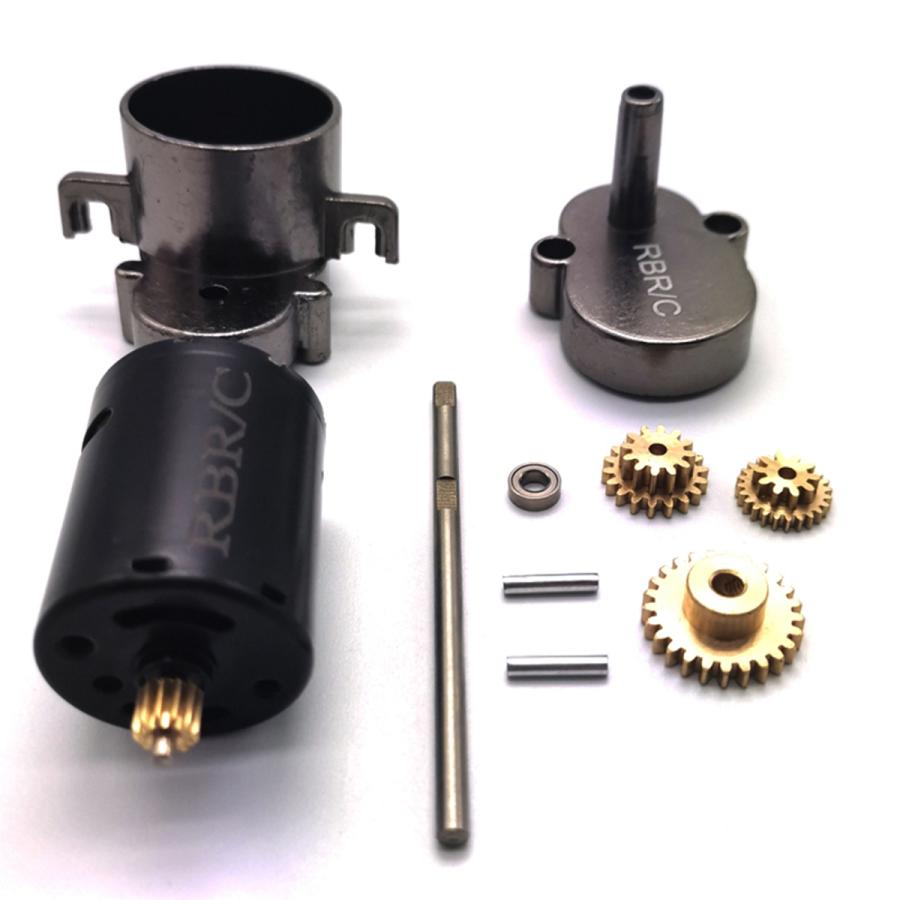 RCカーギアボックス WPL D12RCドリフトカー RCカー370モーター RCカーギアセット 金属製 モデルカー部品 1:10 4WD RCカーアップグレードパーツ DIY 修理交換用｜エムーエムショップ 9,429円