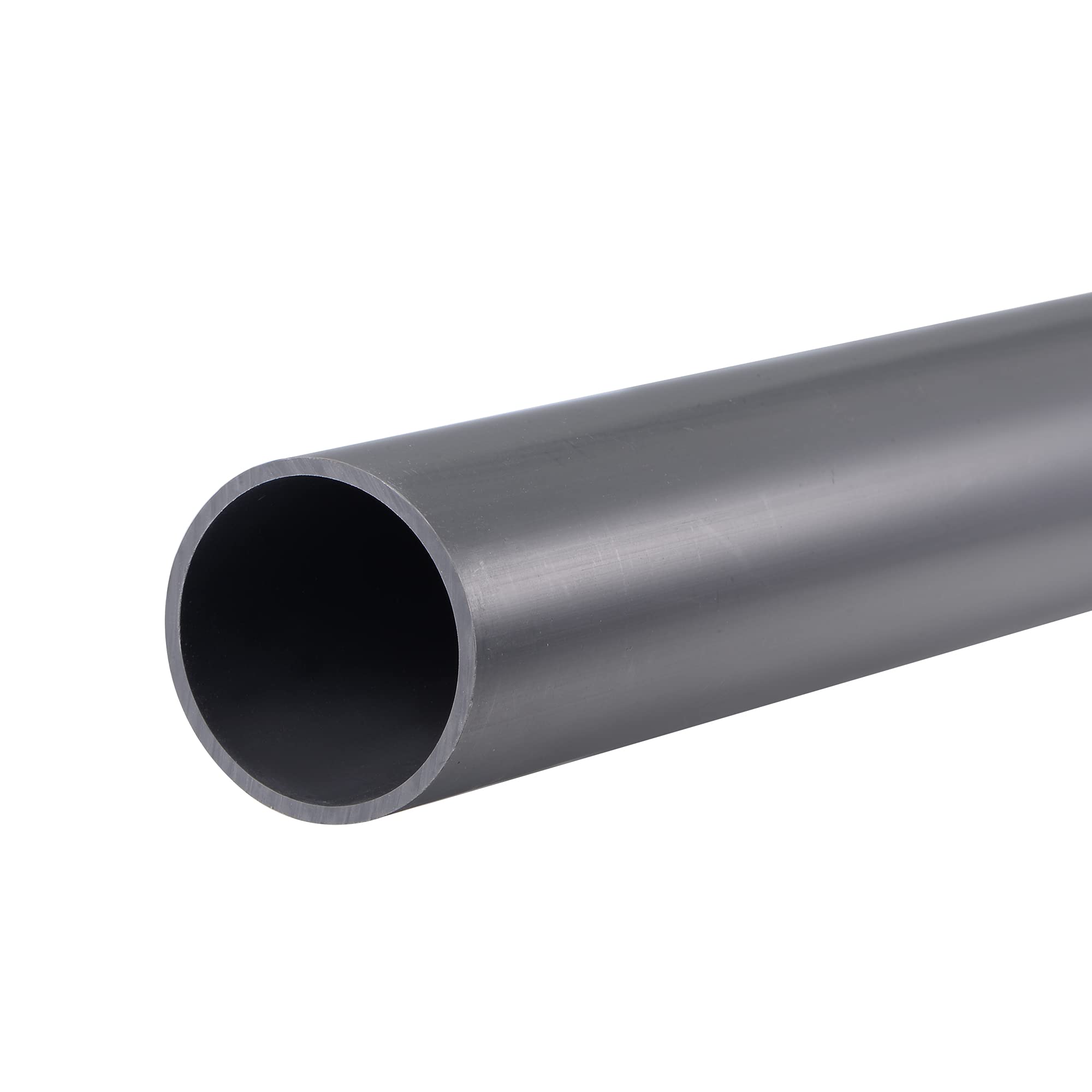 T リジッドラウンドパイプ PVC 36 mm内径 40 mm外径 650 mm ハイインパクト 水道管、工芸品、ケーブルスリーブ用 ライトグレー|エムーエムショップ