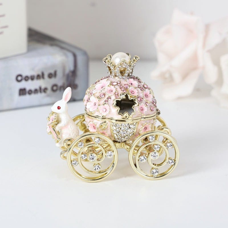 楽天市場】【ジュエリーボックス】かぼちゃの馬車 クリスタルガラス