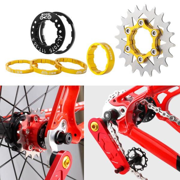 シングルスピードカセットセットスプロケットバイクアダプターハブリフィットパーツゴールド｜エムーエムショップ 11,291円