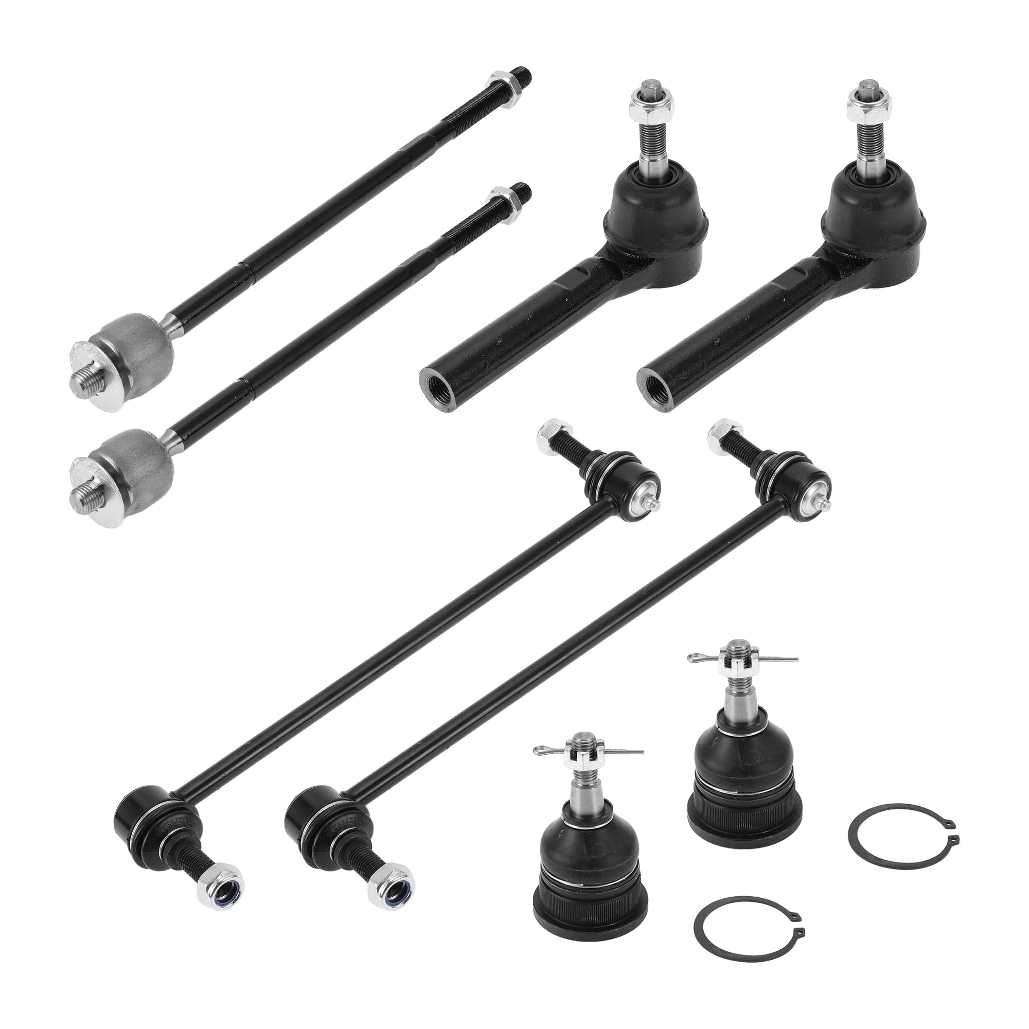 T Chryslerに対応タウン＆カントリー2008-2010 VOLKSWAGENに対応ルータン2009-2011用のフロントサスペンションキットインナーアウタータイロッドエンドフロントスウェイバーリンクボールロワージョイント