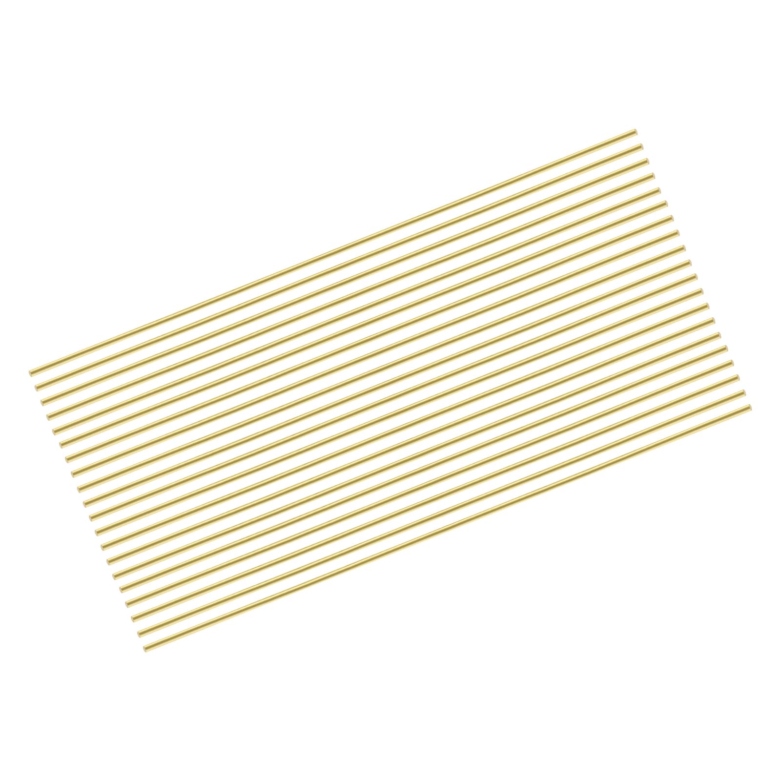 T20個入り真鍮棒 (3 mm)1/8\" x (300mm)12\"真鍮ソリッドラウンドストック旋盤バーナイフハンドルピンDIYクラフトモデル飛行機用