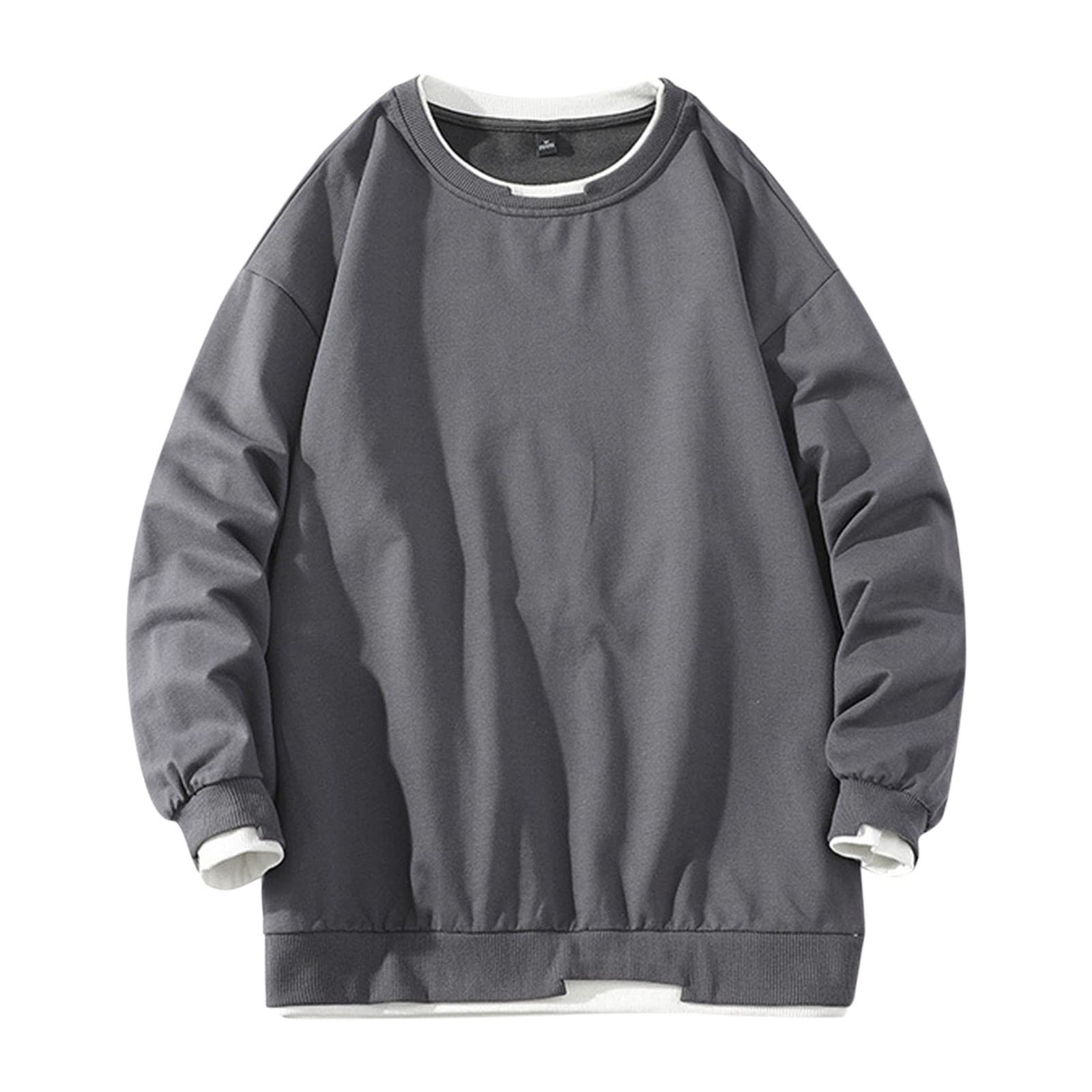 春服 メンズパーカー メンズ おしゃれ トレーナー メンズ 大きいサイズ 秋冬 パーカー ファッション 薄手 かっこいい服 丸襟 ストリート コート トップス パーカー メンズ 冬 おしゃれ 韓国服パーカー 春服