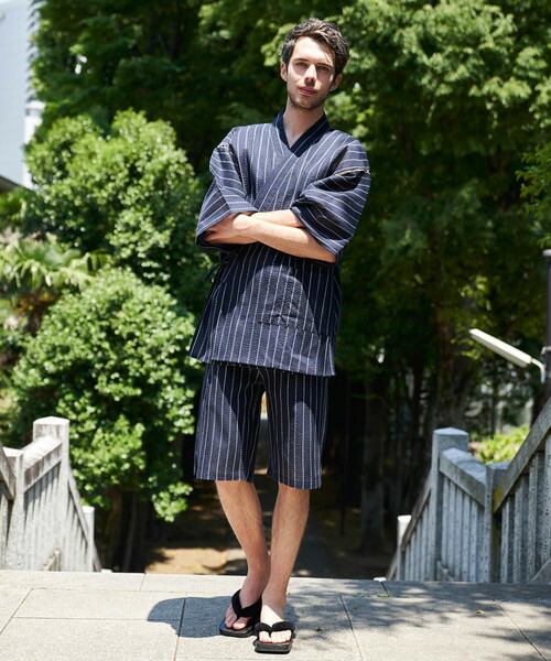 パジャマ 織柄 シジラ織 甚平 メンズ レディース