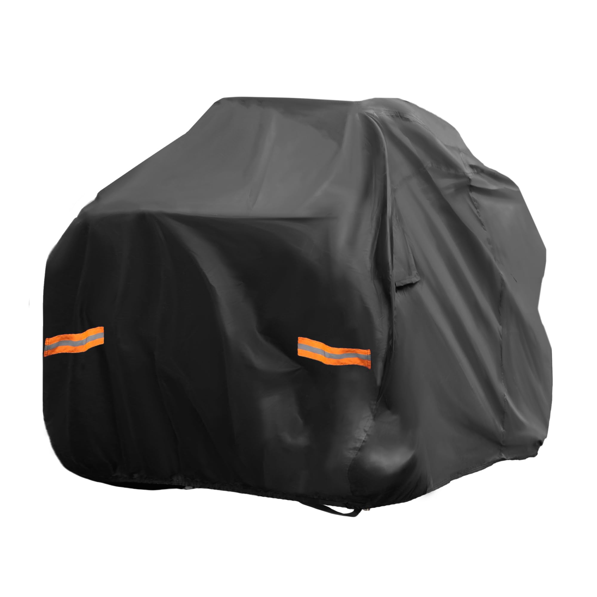 T Polarisに相応う運動選手850/XP 1000/X MR用ATV押しかぶせる 雨合羽 4輪車用押しかぶせる アウトドア サン 雨蔵置き保護すること 210D-PU 黒いこと 224x127x131糎