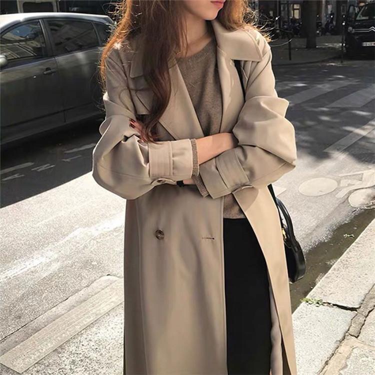 スプリングコート トレンチコート レディース 秋服 春 ロング Aライン ベルト付き オシャレ 着痩せ アウター 韓国風 通勤 オシャレ OL 30代 40代 50代 50代