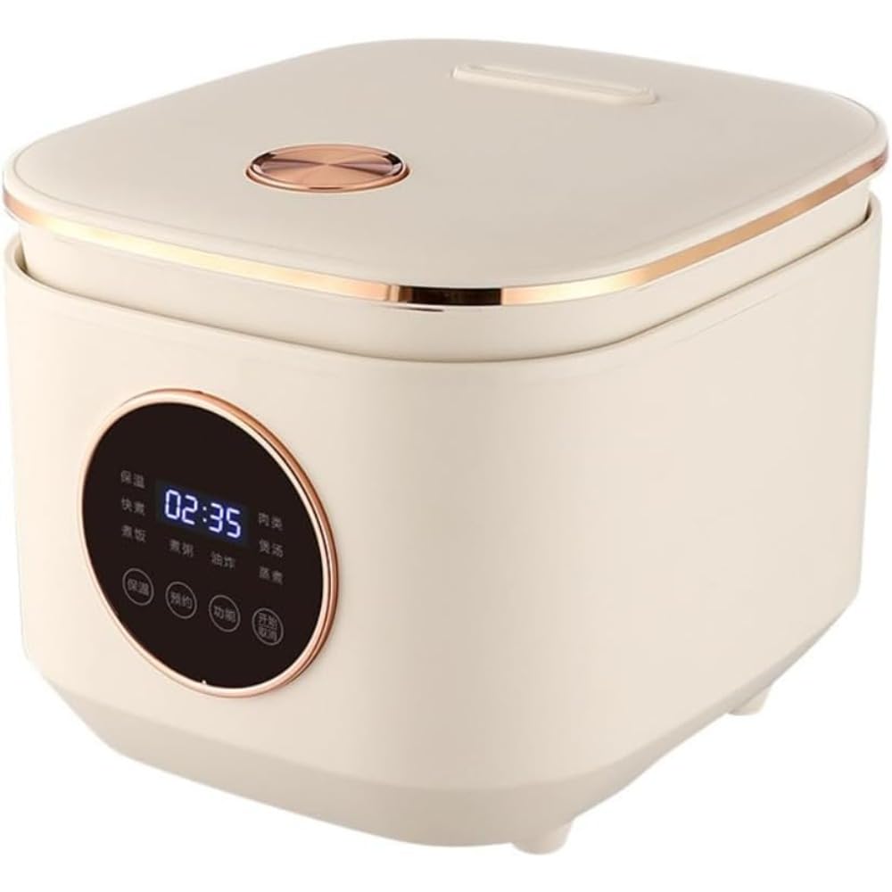 多機能炊飯器 2-3人用 早炊き スマート炊飯器 5L 多機能 24時間保温 取り外し可能 洗える 一人暮らし 土鍋炊飯器 炊飯器 保温 予約 小型炊飯量、玄米、炊飯用2合、ミニキッチン家電、炊飯器｜エムーエムショップ