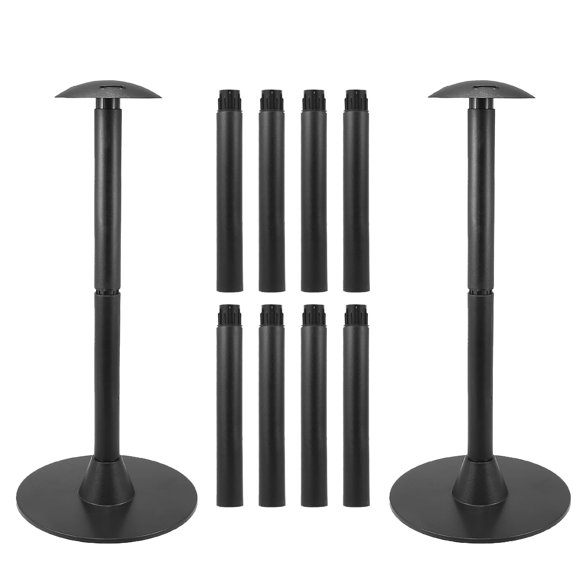 T ボートカバーサポートポール 6ステージ エクステンション ABS サポートポールシステム ボートカバー用 30.5 cm-137 cmの調整可能な高さ 2個