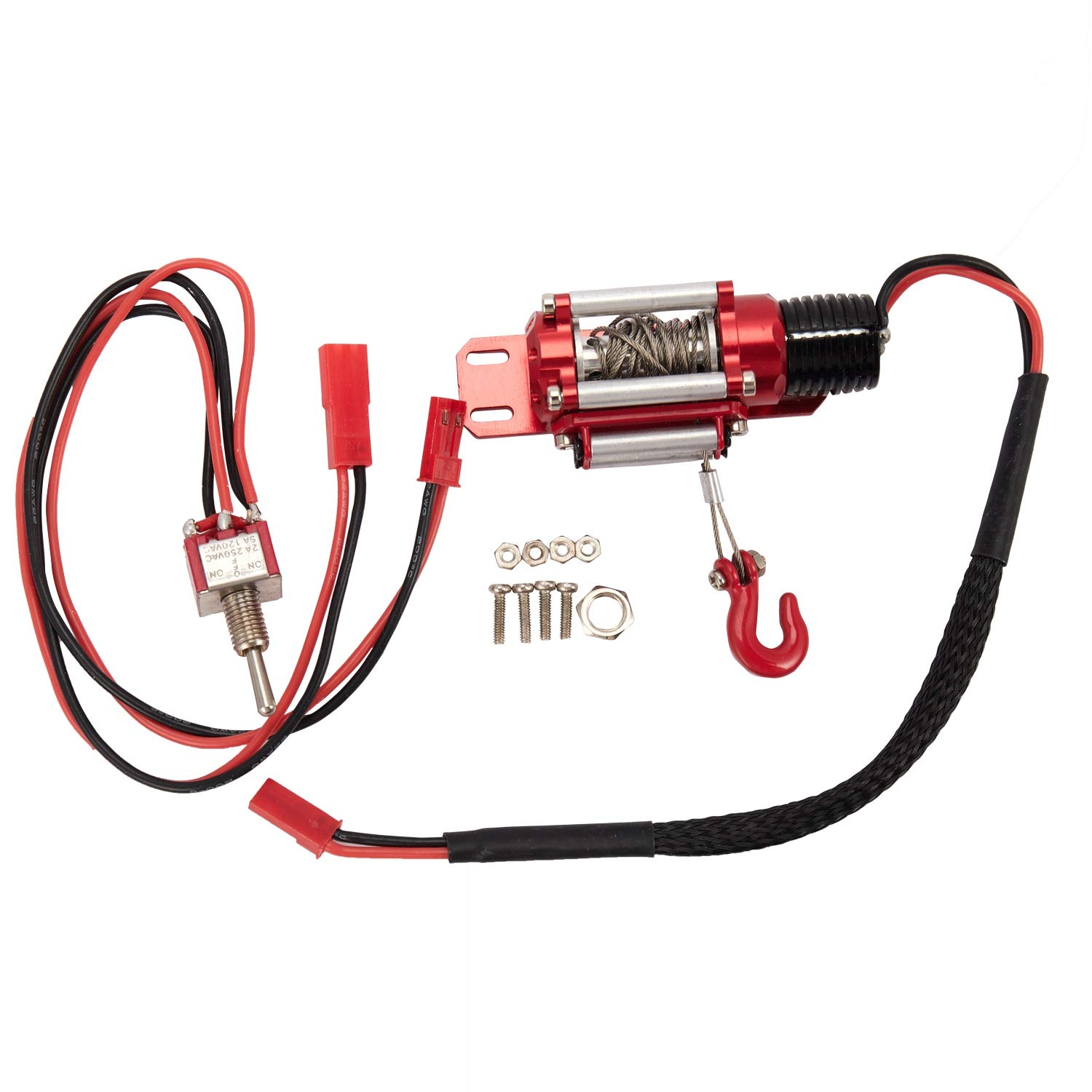 楽天市場】ブラック RCクローラーウインチ RCクローラーウィンチキット