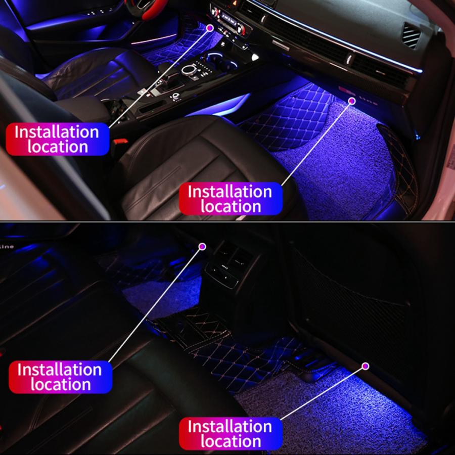 車のLED室内装飾照明ランプ佇まいリモコンナイトランプU繋ぎ その他-日用品雑貨・文房具・手芸