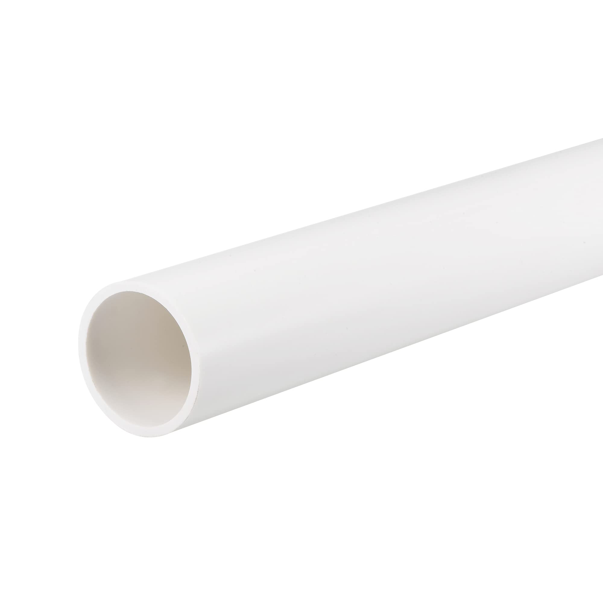 T リジッドラウンドパイプ PVC 28 mm内径 32 mm外径 330 mm ハイインパクト 水道管、工芸品、ケーブルスリーブ用 ホワイト