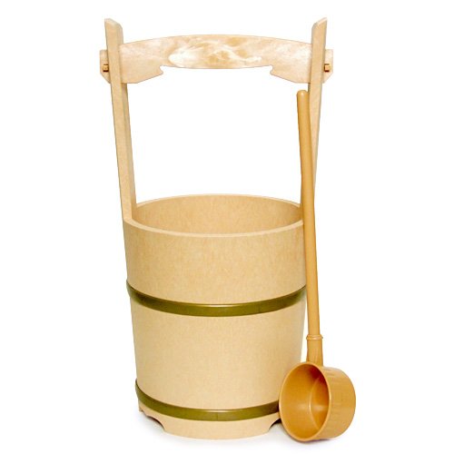 アンティーク　木製　手桶　黄色 imgrc0135351075.jpg