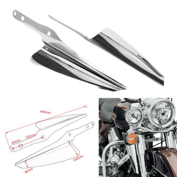 ハーレーツーリングキング95-2020クローム用モーターサイクルマウントウィンドデフレクター｜エムーエムショップ