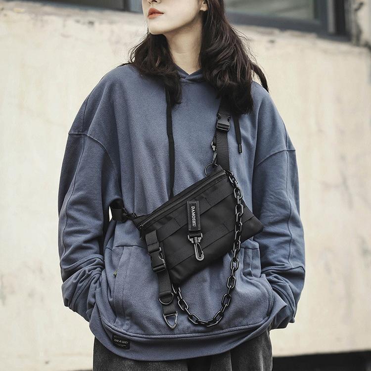 春 夏ショルダーバッグ バックパック 2way ミニバッグ きれいめ ブラック チェーン メンズ レディース