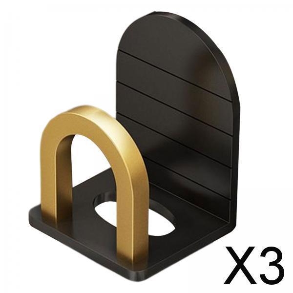 3xスポンジホルダーシェルフキッチンアクセサリーハンギングシンクキャディバスルーム用ブラック金色