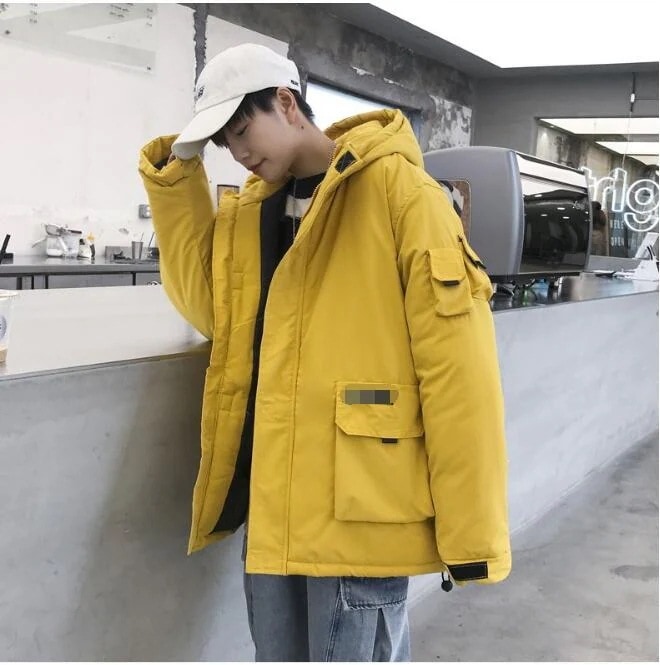 メンズ韓国のファッション秋冬です新しい カジュアルトップ ジャケット ルーズで用途の広い 青少年ファッション 綿入れの服 88NW14