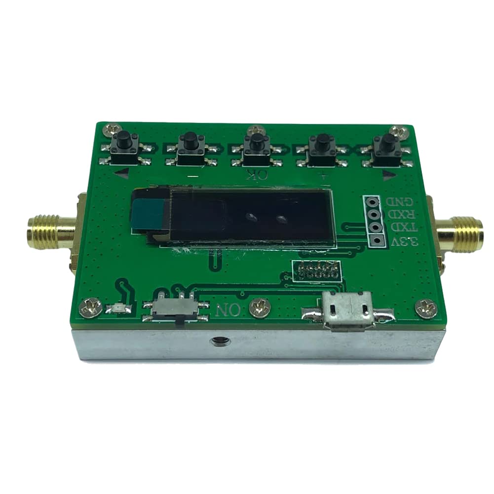 6G デジタル プログラム制御アッテネータ 30DB ステップ 0.25DB OLED ディスプレイ CNC シェル