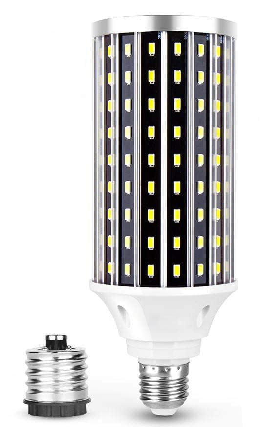 LEDコーンライト トウモロコシ型 50W LED電球 E26/E39口金 5500LM 3000? 倉庫 工場 看板 天井照明 超高輝度 省エネ 長寿命 (電球色)