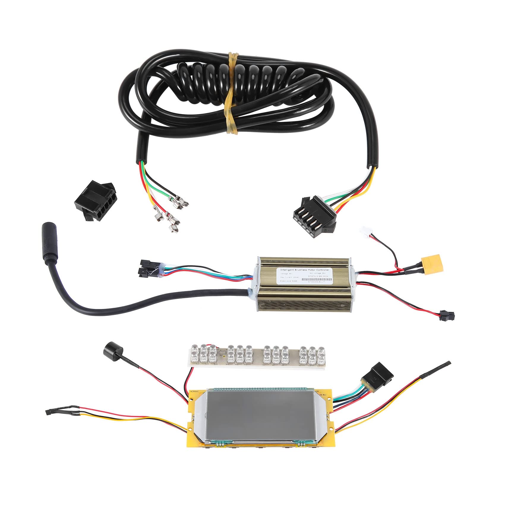 電動スクーター ディスプレイ画面 + 36V マザーボード コントローラー + S1 S3 用ケーブル セット交換用アクセサリー|エムーエムショップ